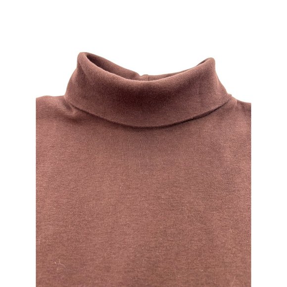 Dino Dee Toddler Turtleneck 5 Years Unisex Long Sleeves Solid Brown 100% Cotton - Picture 4 of 7